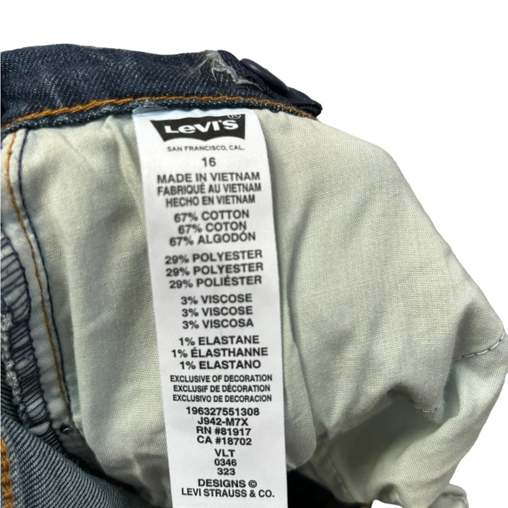 Levi’s Girls‎ 720 High Rise Super Skinny Jeans Youth Size 16